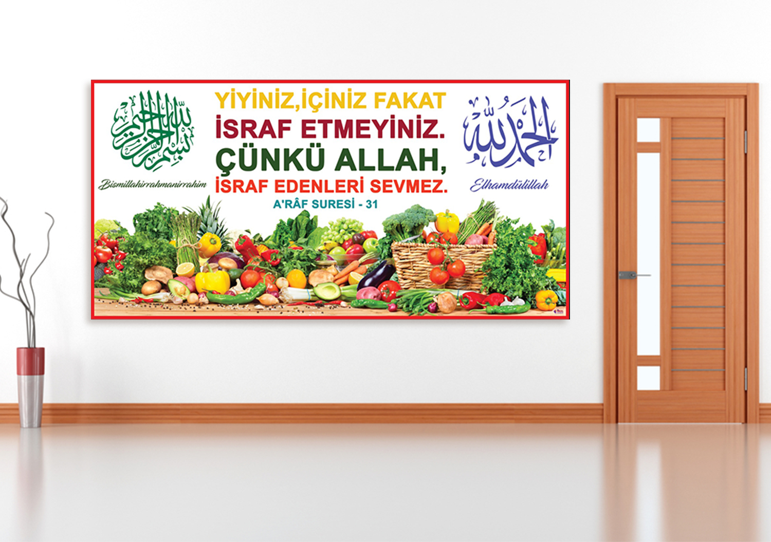 İsraf Eğitim Posteri