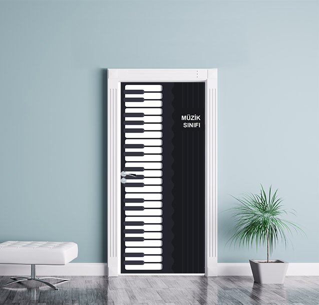 Müzik Sınıfı Kapı Giydirmesi 3