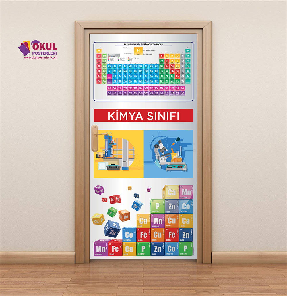 Kimya Sınıfı Kapı Giydirme 5