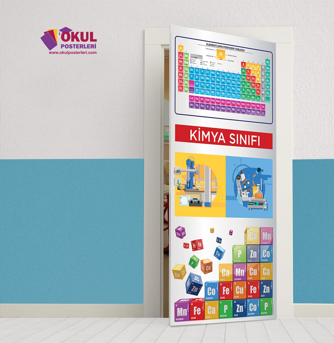 Kimya Sınıfı Kapı Giydirme 5