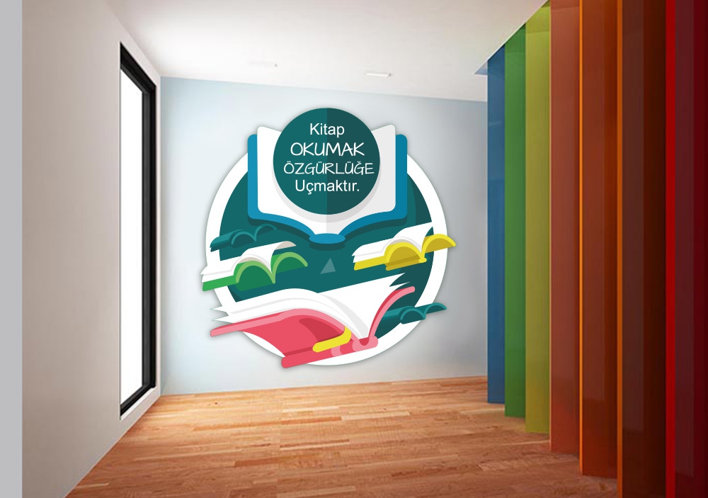 Kitap Okuma Stickerı