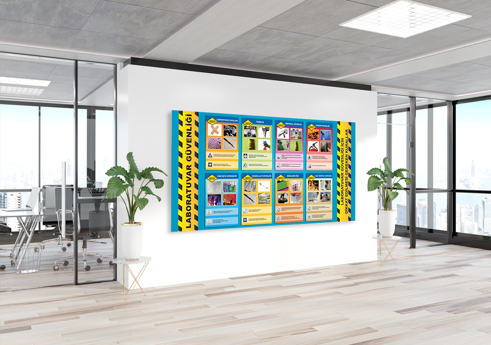 Laboratuvar Güvenliği Posteri
