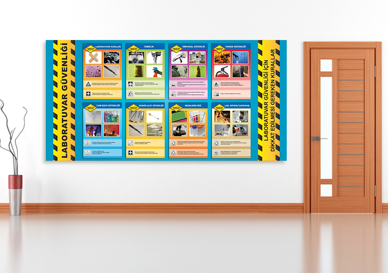 Laboratuvar Güvenliği Posteri