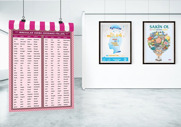 iRREGULAR VERBS POSTERİ