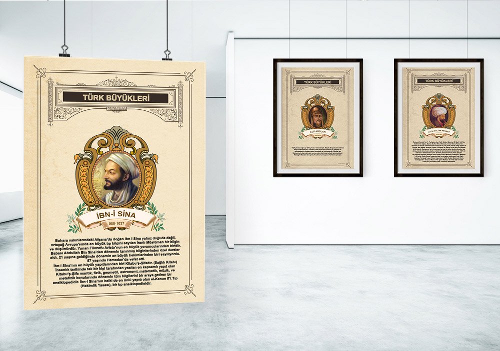 İbn-i Sina Okul Posteri