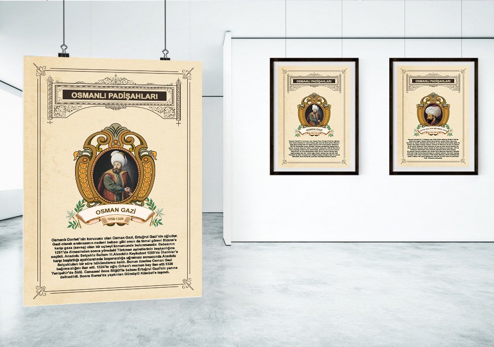 SULTAN OSMAN GAZİ OKUL POSTERİ