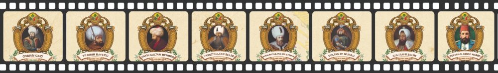Osmanlı Padişahları Kiriş Yazısı 1