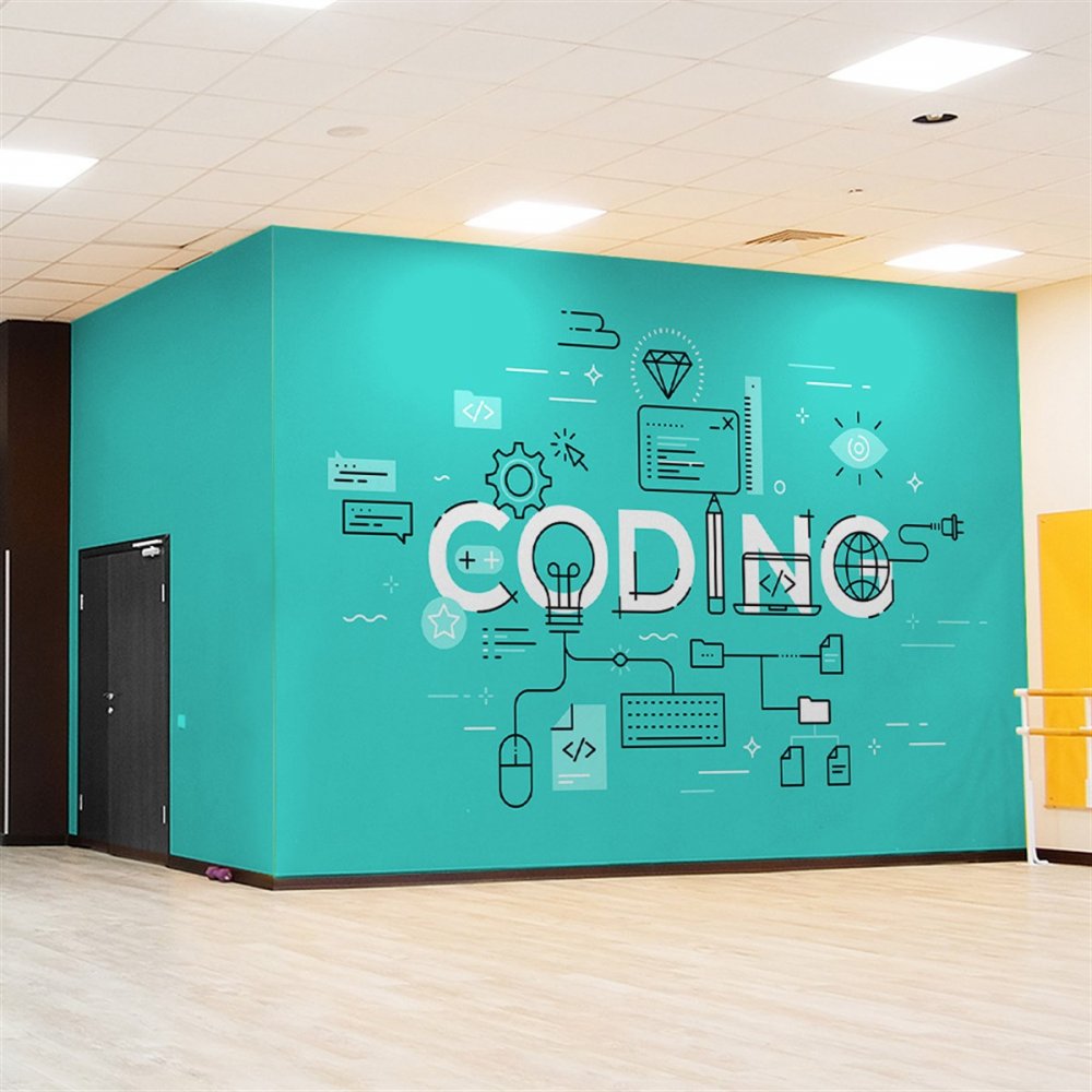 Kodlama Coding Duvar Giydirme