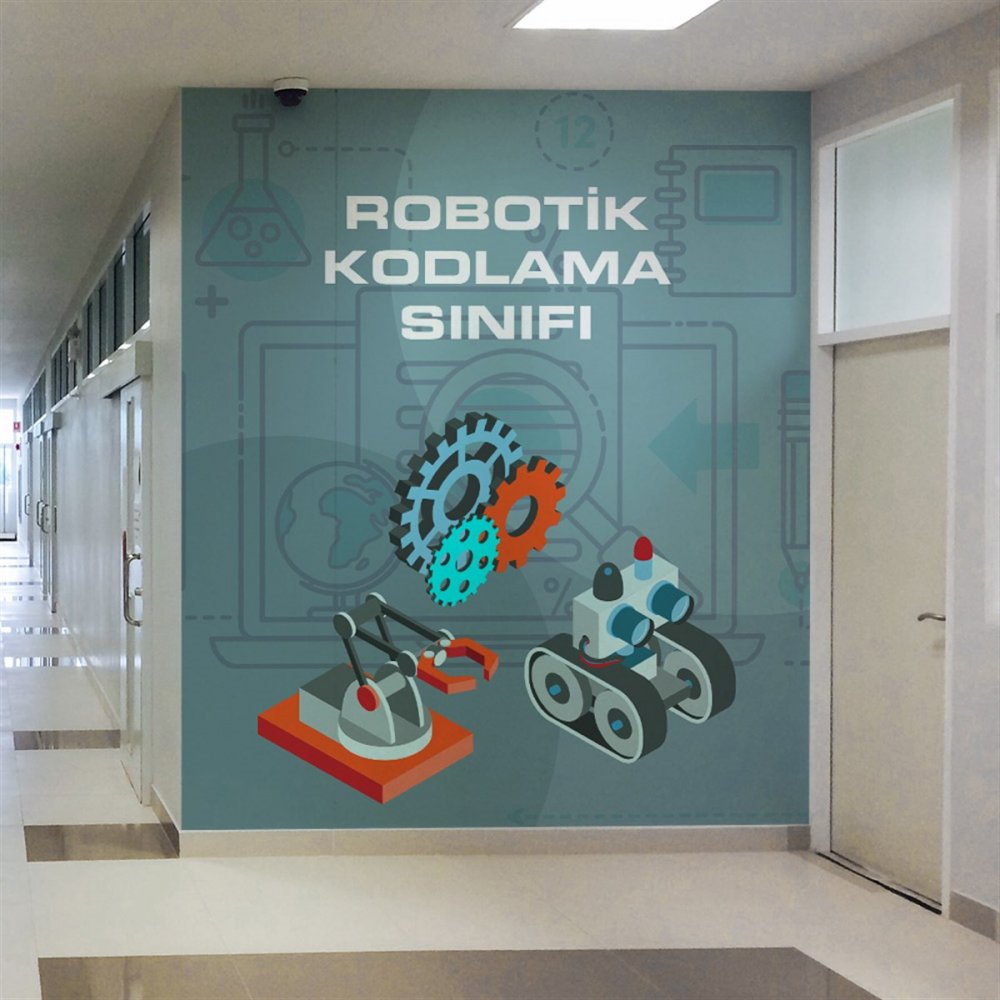 Robotik Kodlama  Duvar Giydirme 7