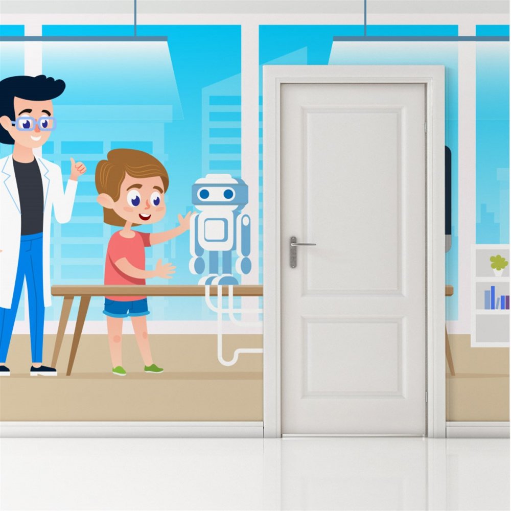 Robotik Kodlama Duvar Giydirme 17