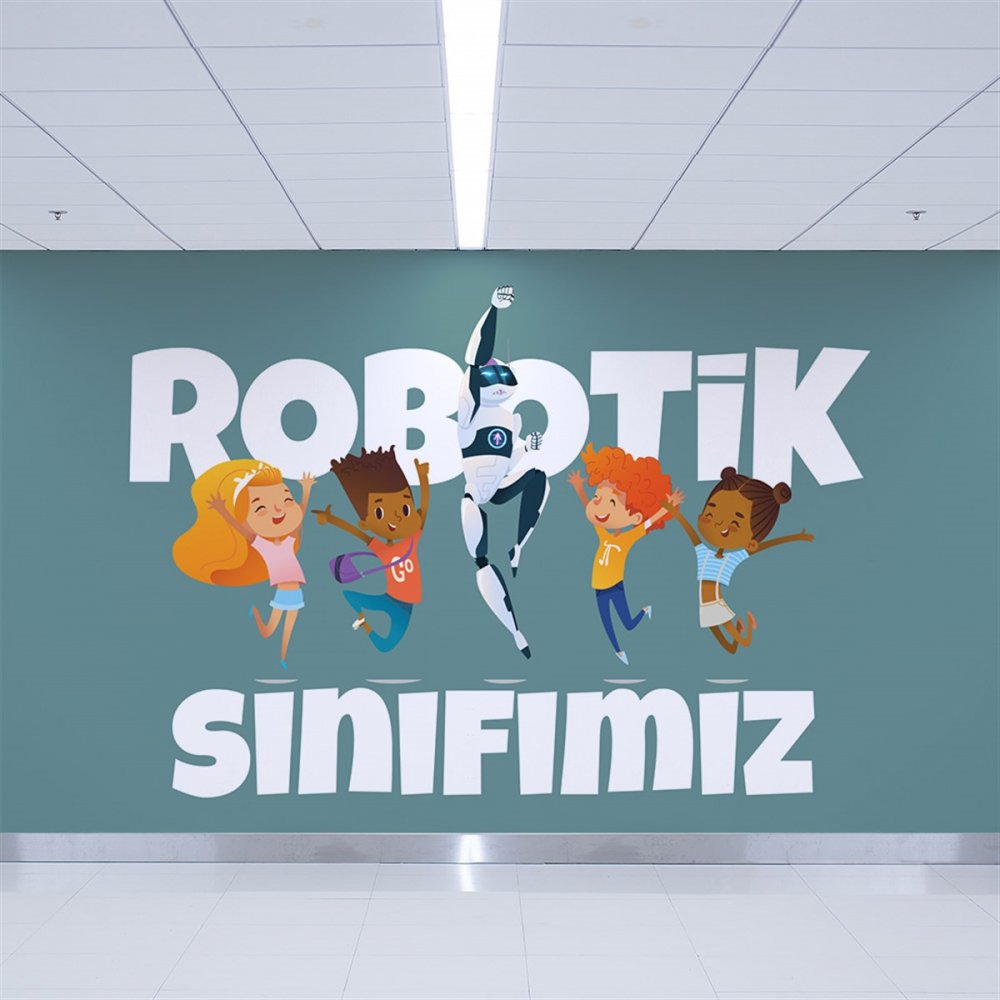 Robotik Kodlama Duvar Giydirme 18