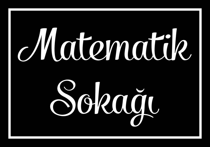 Matematik Sokağı Tabelası 2