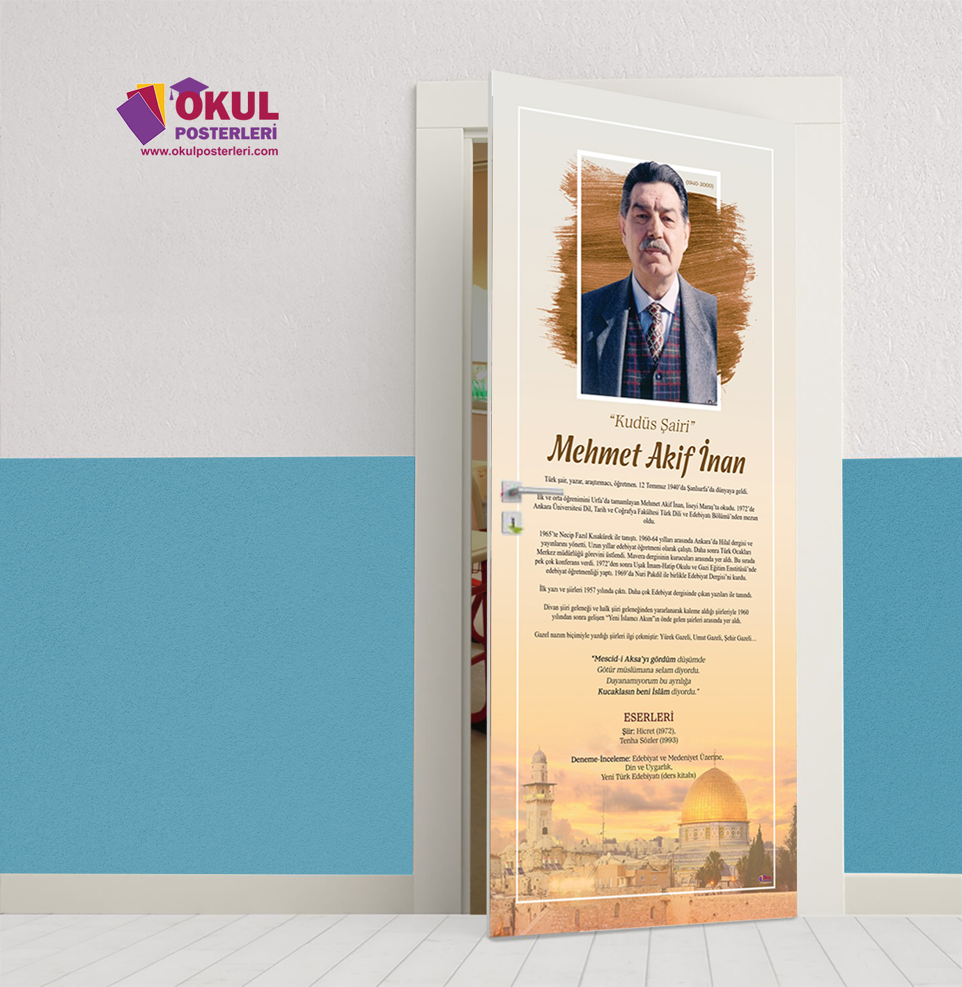 Mehmet Akif İnan Edebiyat Kapı Giydirme