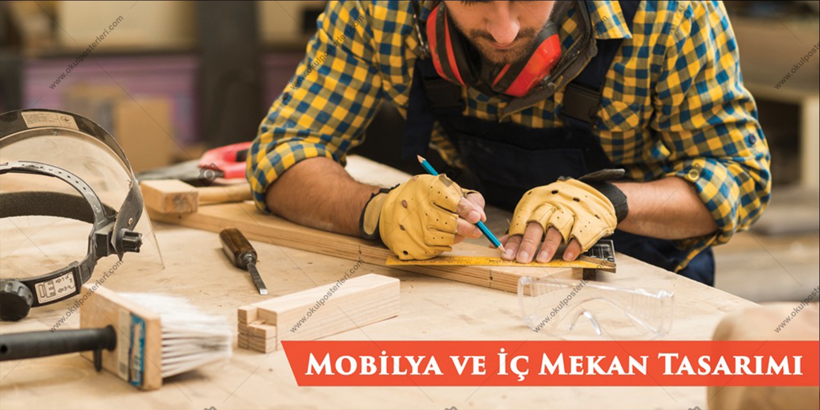 Mobilya ve İç Mekan Tasarımı Okul Posteri Mobilya ve İç Mekan Tasarımı Okul Posteri