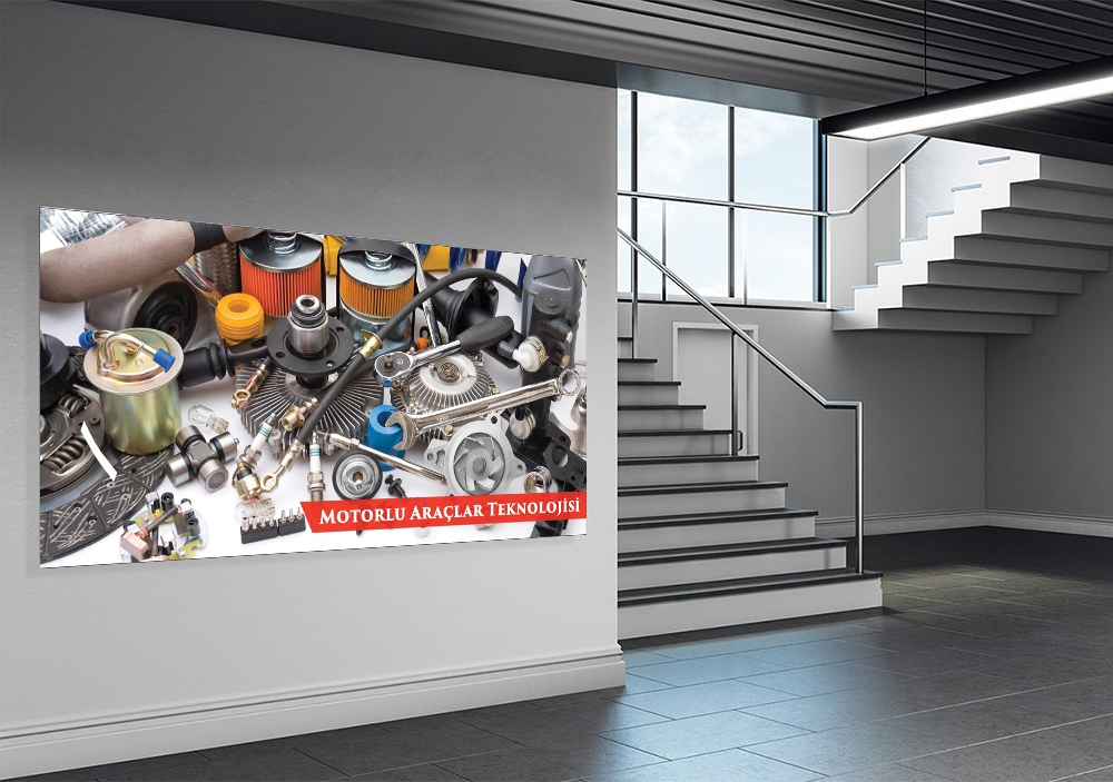 Motorlu Araçlar Teknolojisi 2 Okul Posteri
