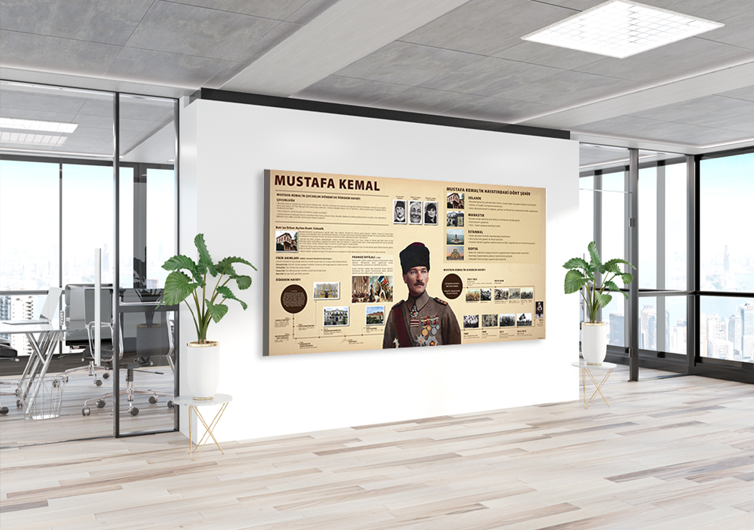Mustafa Kemal’in Öğrenim Hayatı Okul Posteri