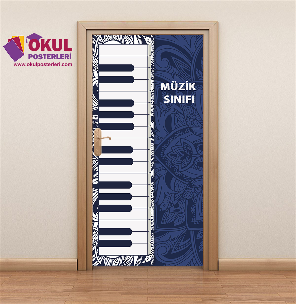 Müzik Sınıfı Kapı Giydirmesi 18