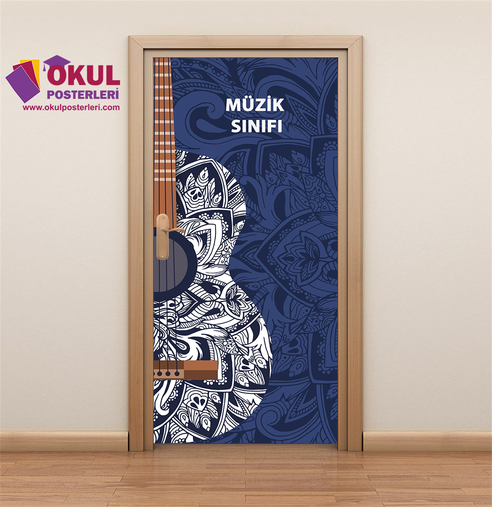 Müzik Sınıfı Kapı Giydirmesi 17