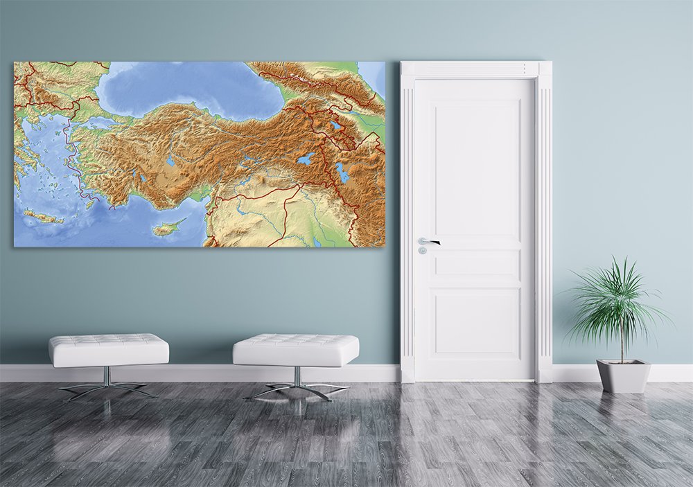 Türkiye Fiziki Haritası | okulkapigiydirme.net