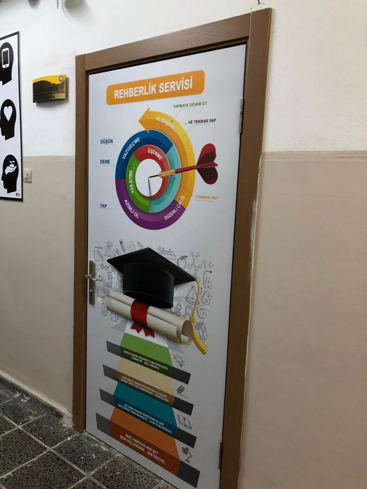 Rehberlik Servisi Kapı Giydirmesi 3