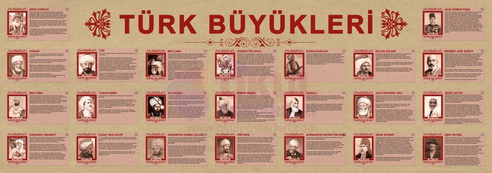 Türk Büyükleri Posteri