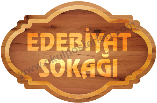 Edebiyat Sokağı Tabelası