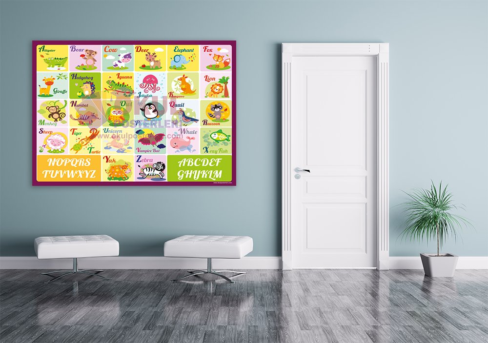 ingilizce-Alfabe-(Alphabet-Poster)-Afişi-2
