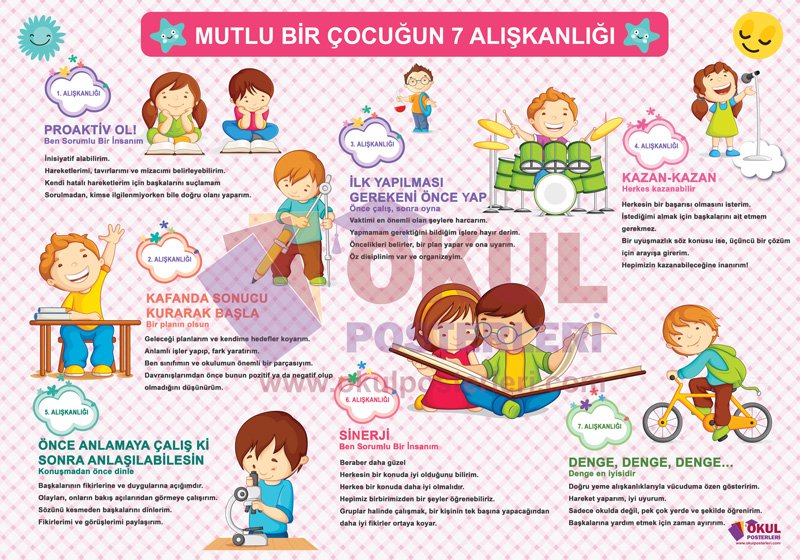 Mutlu Bir Çocuğun 7 Alışkanlığı