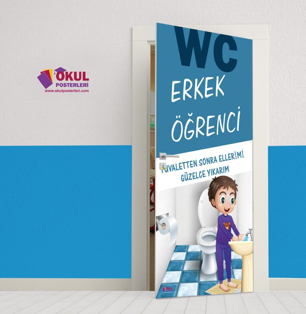 Erkek WC Kapı Giydirmesi