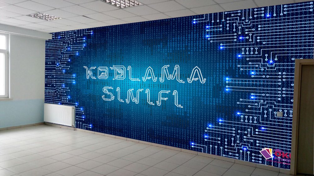 Kodlama Sınıfı Duvar Giydirmesi 2