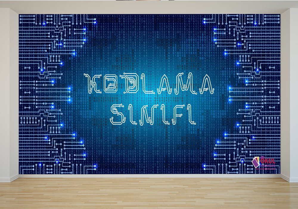 Kodlama Sınıfı Duvar Giydirmesi 2