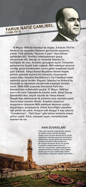 Faruk Nafiz Çamlıbel Kapı Giydirmesi