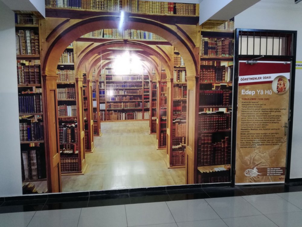 Kütüphane Duvar Giydirmesi