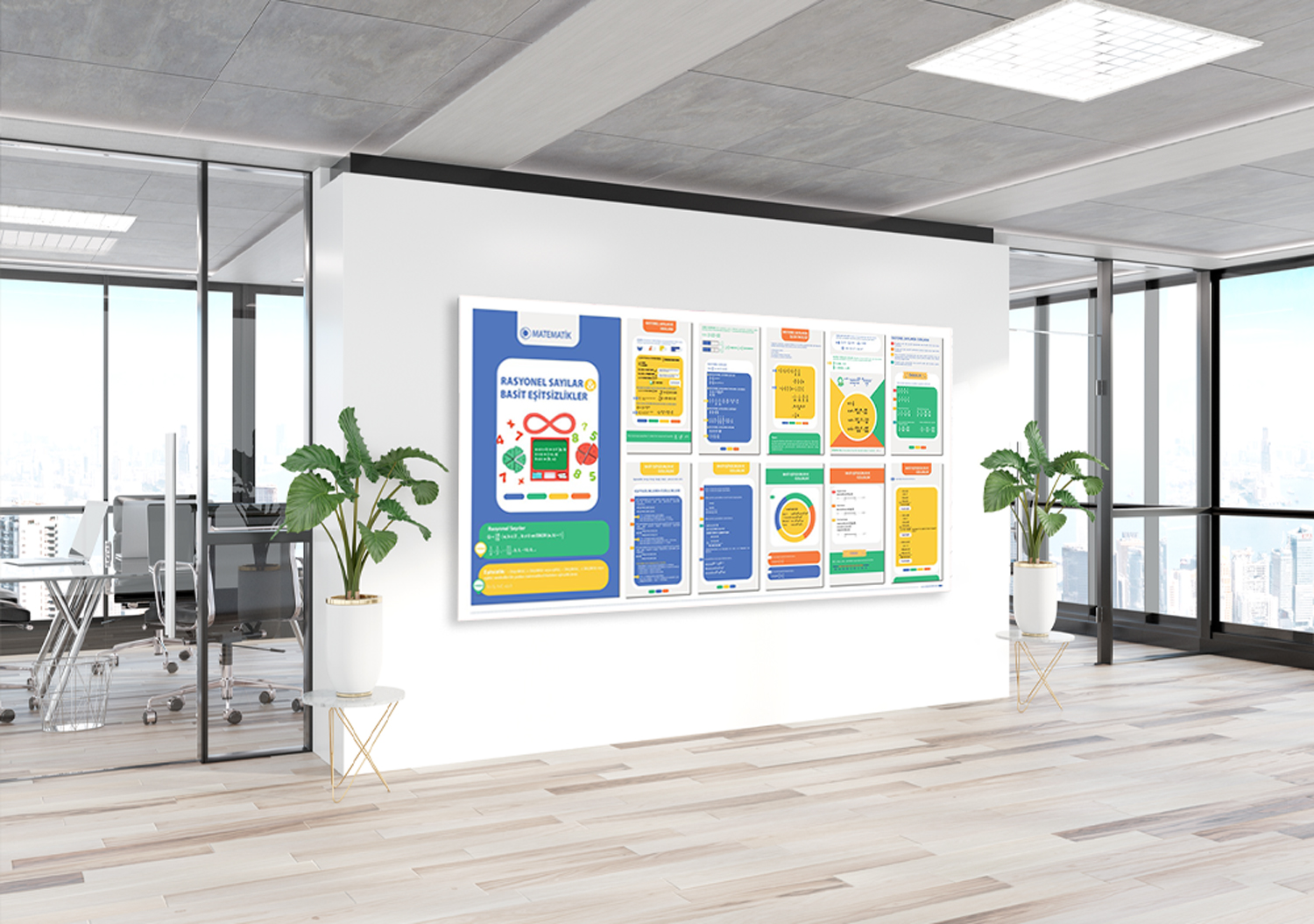 Rasyonel Sayılar ve Basit Eşitsizlikler Matematik Posteri