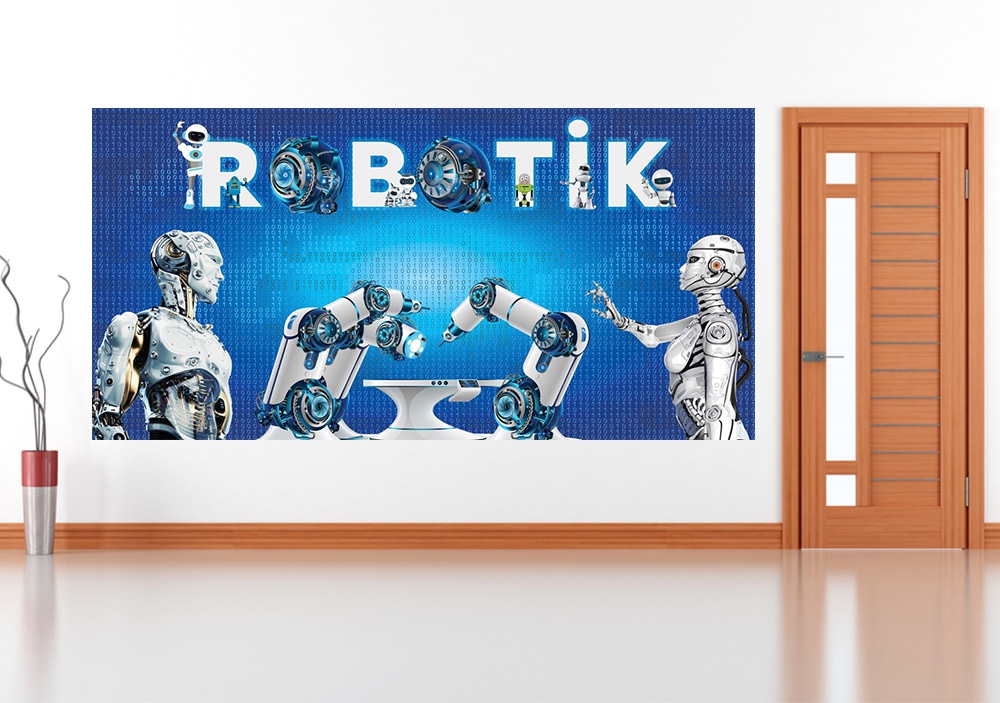 Robotik Kodlama Duvar Giydirme 35