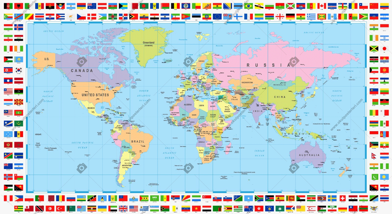 Dünya Siyasi Haritası 4