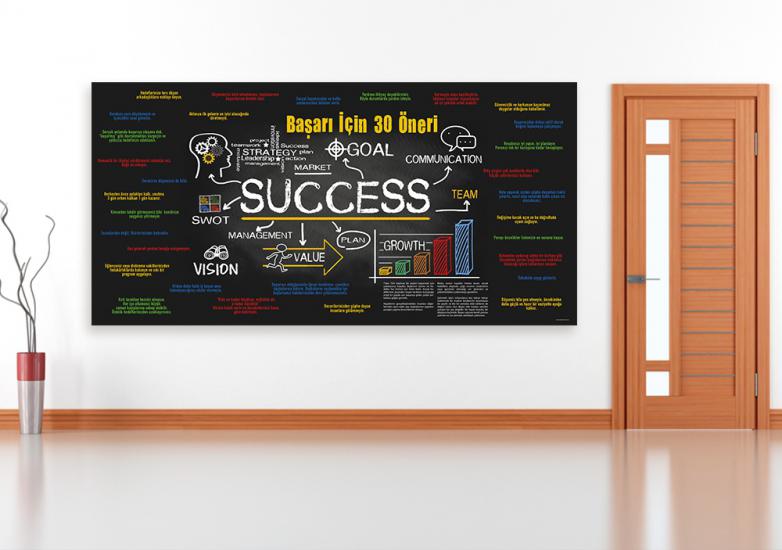 Başarı İçin 30 Öneri Okul Afişi