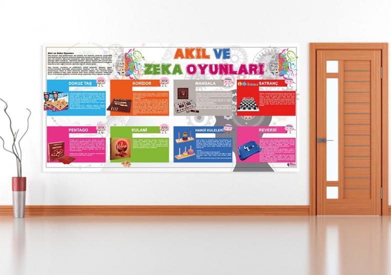 Akıl ve Zeka Oyunları Okul Posteri 5