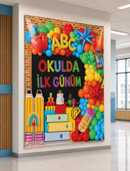  Okulumda İlk Günüm Hatırası Branda 5