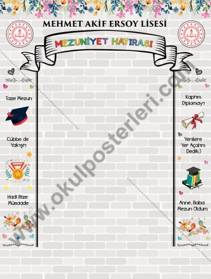 Mezuniyet Hatıra Brandası 9