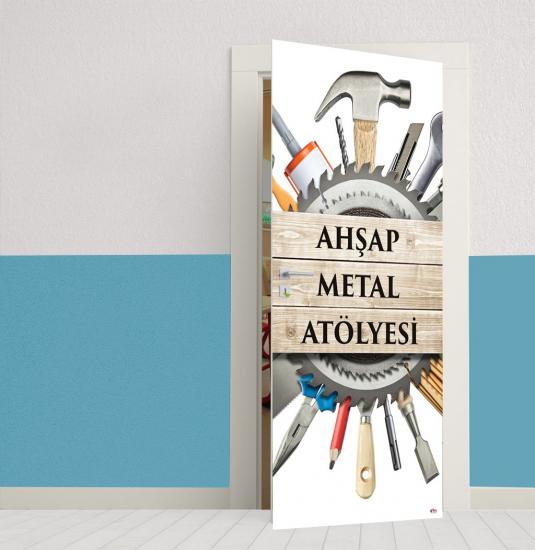 Ahşap Metal Atölyesi Kapı Giydirme