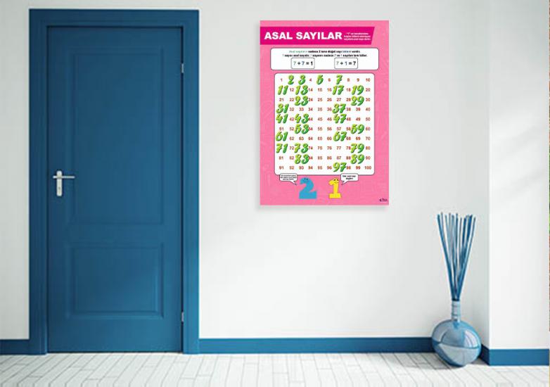 Asal Sayılar Matematik Afişi