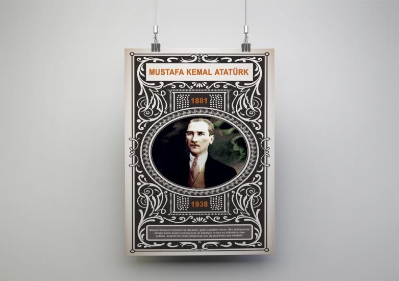 Mustafa Kemal Atatürk Okul Posteri