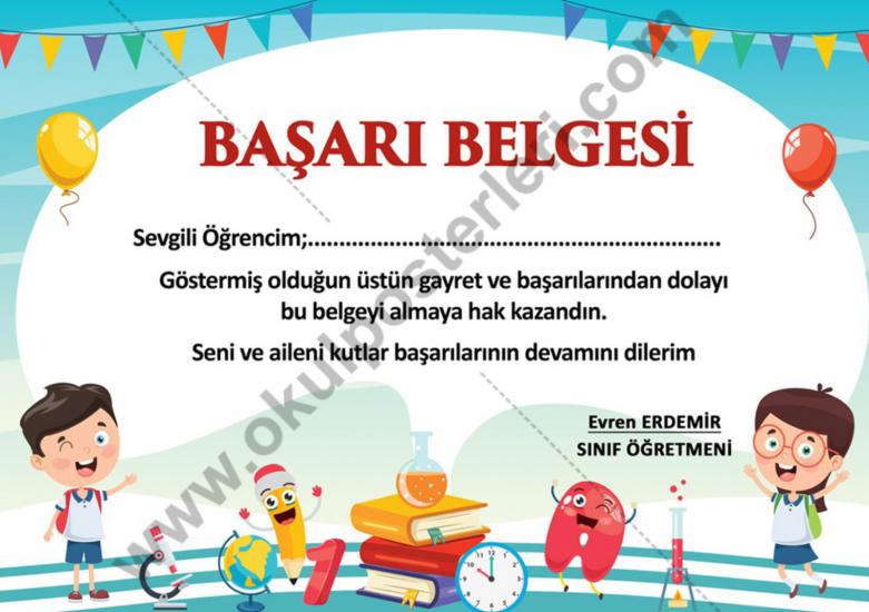 Başarı Belgesi-1