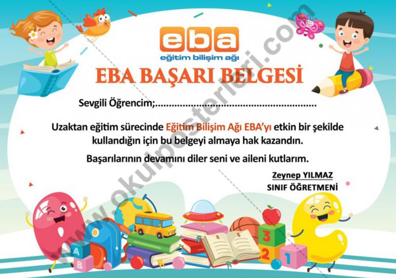 EBA Başarı Belgesi