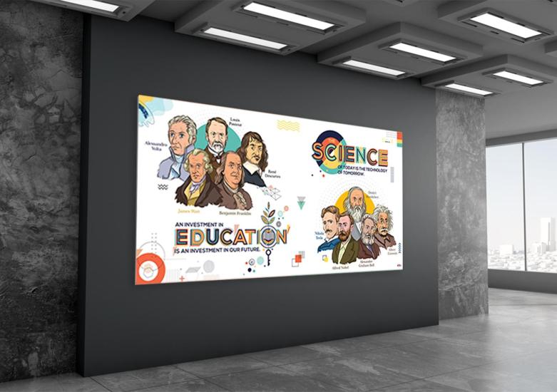 Bilimin Öncüleri Okul Posteri