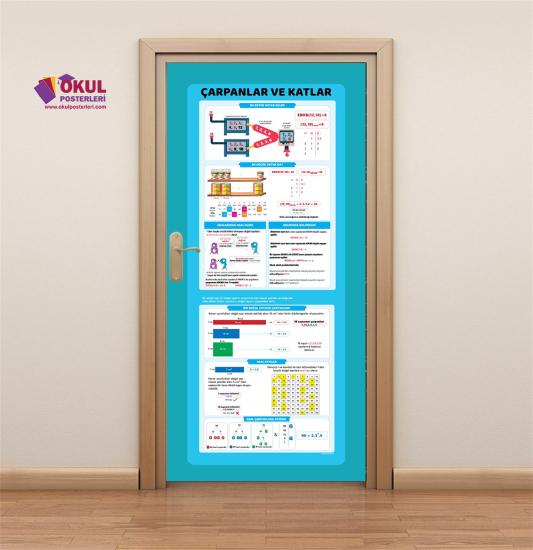 Çarpanlar ve Katlar Matematik Kapı Giydirme 19