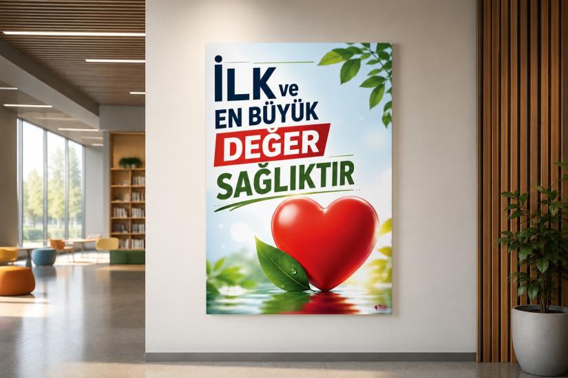 En Büyük Değer Sağlıktır Motivasyon Posteri-77