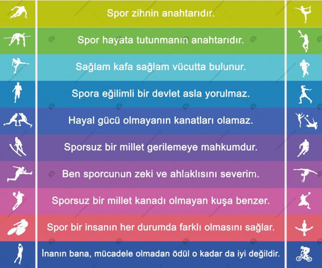 Beden Eğitimi ve Spor Merdiven Yazısı 1