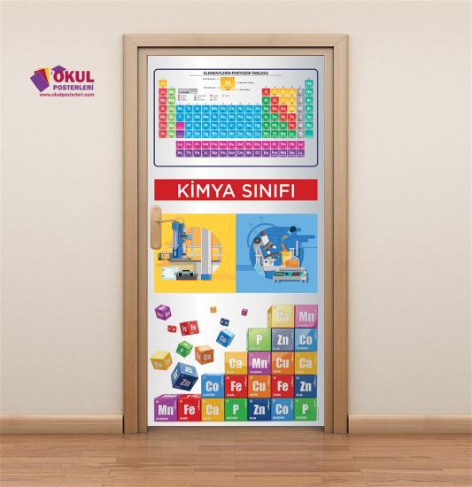 Kimya Sınıfı Kapı Giydirme 5